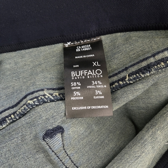 NWT Buffalo David Bitton Pull On Skinny Ankle Grazer Jeans - Picture 4 of 8